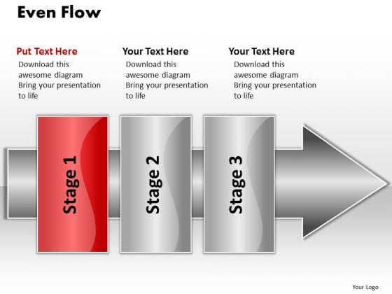 Ppt Even Flow 3 Stages1 PowerPoint Templates Ppt Even Flow 3 Stages1 PowerPoint Templates