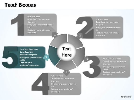 Ppt Five Text Boxes PowerPoint Template Lotus Connections With Circle Business Templates Ppt Five Text Boxes PowerPoint Template Lotus Connections With Circle Business Templates