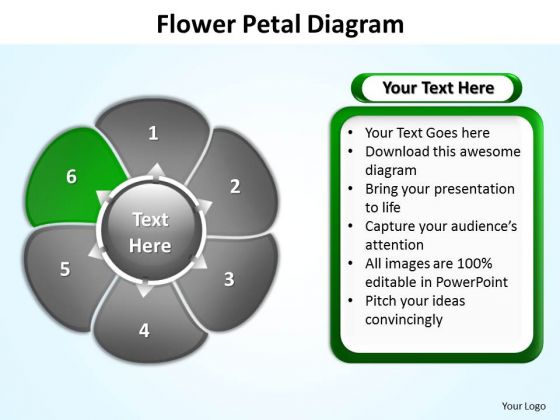 Ppt Flower Petal Illustration Editable Free PowerPoint Templates Ppt Flower Petal Illustration Editable Free PowerPoint Templates