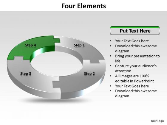 Ppt Four Colorful Puzzles Forming Circle Showing Green PowerPoint Slide Templates Ppt Four Colorful Puzzles Forming Circle Showing Green PowerPoint Slide Templates