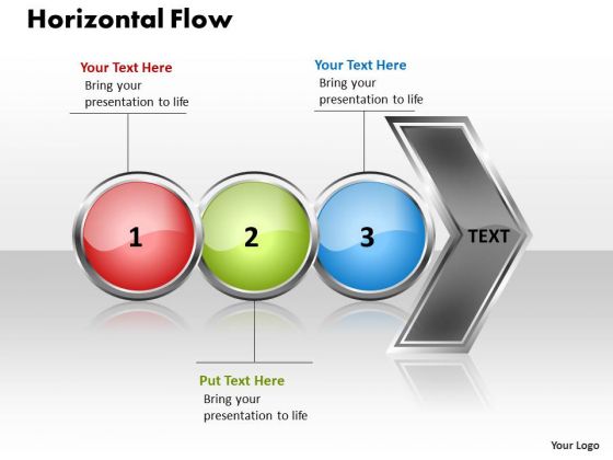 Ppt Horizontal Flow PowerPoint Theme Of 3 State Diagram Templates Ppt Horizontal Flow PowerPoint Theme Of 3 State Diagram Templates