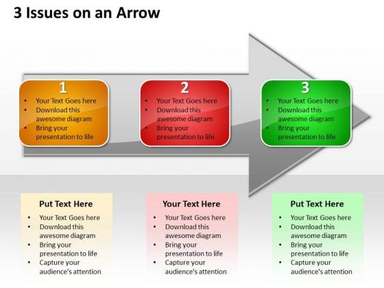 Ppt Horizontal Representation Of 3 Issues An Arrow PowerPoint Templates Ppt Horizontal Representation Of 3 Issues An Arrow PowerPoint Templates