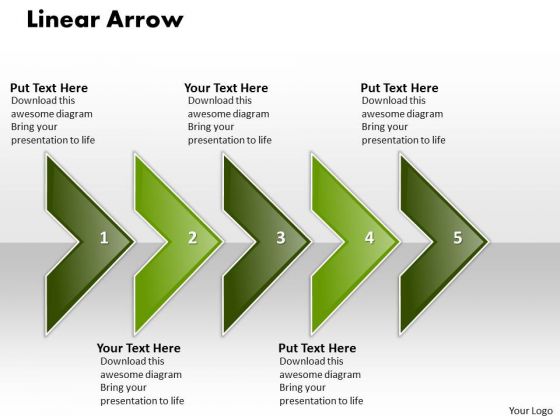 Ppt Linear Arrow-5 State Diagram PowerPoint Templates Ppt Linear Arrow-5 State Diagram PowerPoint Templates