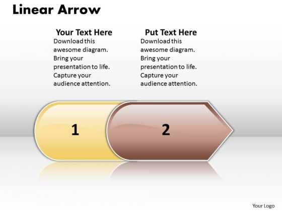 Ppt Linear Arrow 2 Stages PowerPoint Templates Ppt Linear Arrow 2 Stages PowerPoint Templates