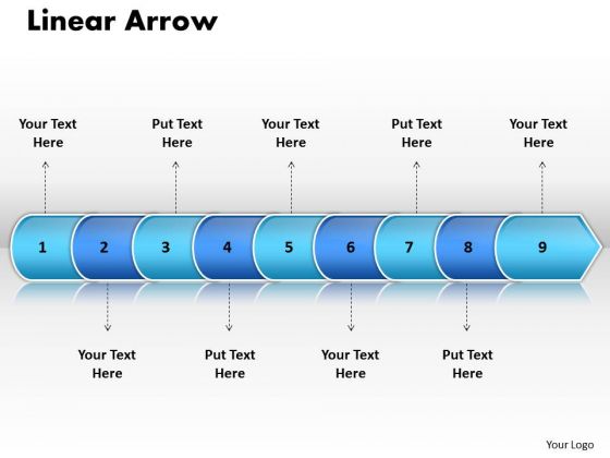 Ppt Linear Arrow 9 State Diagram PowerPoint Templates Ppt Linear Arrow 9 State Diagram PowerPoint Templates