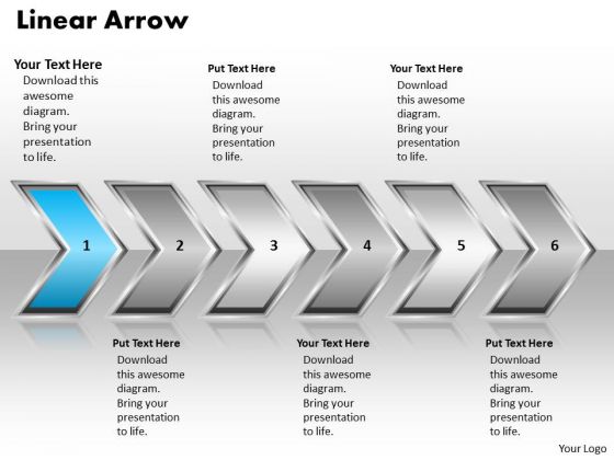 ppt linear arrow change management process powerpoint presentation 6 change template in powerpoint