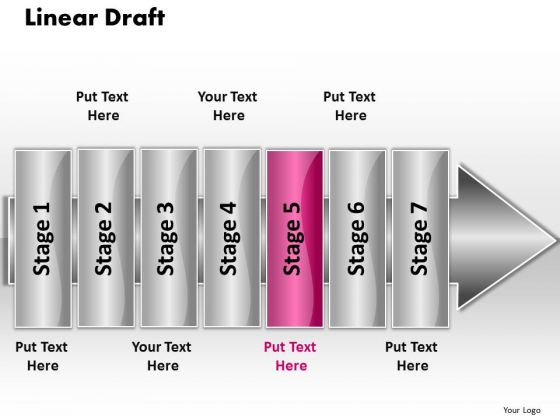 Ppt Linear Draft 7 Stages5 PowerPoint Templates Ppt Linear Draft 7 Stages5 PowerPoint Templates