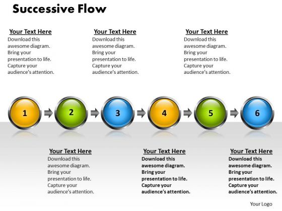 Ppt Linear Flow 6 Stages PowerPoint Templates Ppt Linear Flow 6 Stages PowerPoint Templates