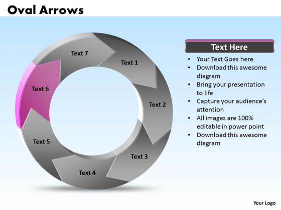 Ppt Oval Arrows PowerPoint Slide Text 7 Parts Templates Ppt Oval Arrows PowerPoint Slide Text 7 Parts Templates