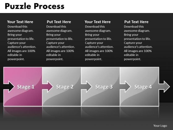 Ppt Puzzle Process Horizontal Scientific Method Steps PowerPoint Presentation Templates