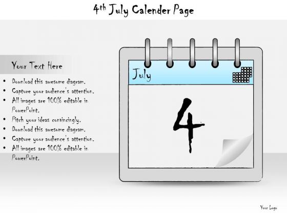 Ppt Slide 4th July Calendar Page Strategic Planning Ppt Slide 4th July Calendar Page Strategic Planning