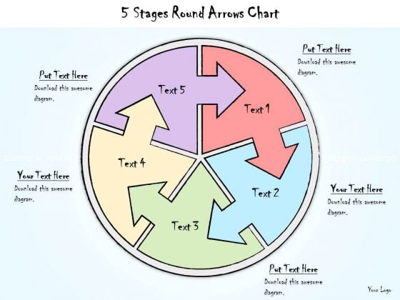 Ppt Slide 5 Stages Round Arrows Chart Business Diagrams Ppt Slide 5 Stages Round Arrows Chart Business Diagrams