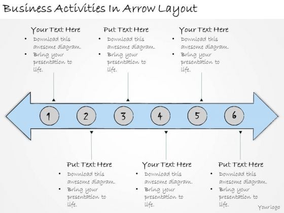 Ppt Slide Business Activities Arrow Layout Sales Plan Ppt Slide Business Activities Arrow Layout Sales Plan