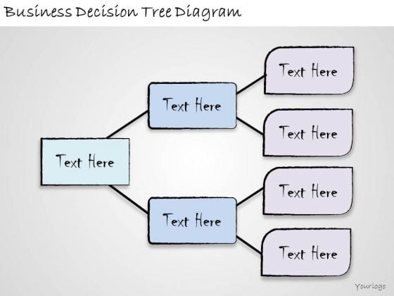 ppt slide business decision tree diagram strategic planning tree diagram powerpoint