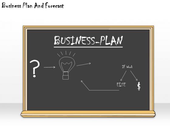 Ppt Slide Business Plan And Forecast Diagrams