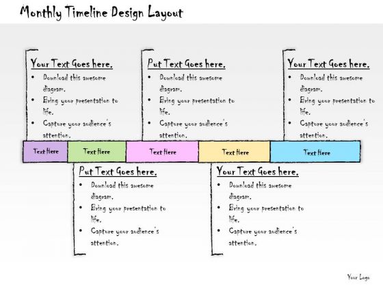 ppt slide monthly timeline design layout business diagrams