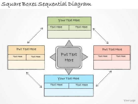 Ppt Slide Square Boxes Sequential Diagram Business Diagrams Ppt Slide Square Boxes Sequential Diagram Business Diagrams