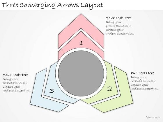 Ppt Slide Three Converging Arrows Layout Business Diagrams Ppt Slide Three Converging Arrows Layout Business Diagrams