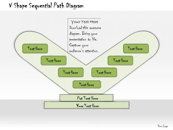 Ppt Slide V Shape Sequential Path Diagram Business Diagrams Ppt Slide V Shape Sequential Path Diagram Business Diagrams