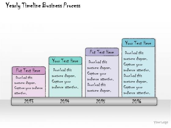 Ppt Slide Yearly Timeline Business Process Strategic Planning