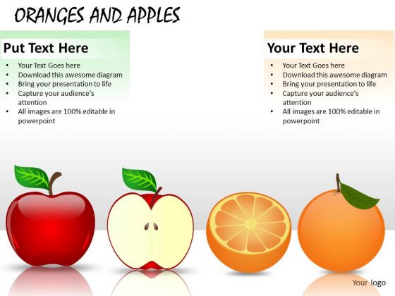 Ppt Slides With Apples Orangs Fruits Graphics Ppt Slides With Apples Orangs Fruits Graphics