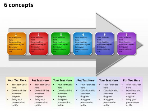 Ppt Successive Abstraction Of 6 Concepts An Arrow PowerPoint Templates Ppt Successive Abstraction Of 6 Concepts An Arrow PowerPoint Templates