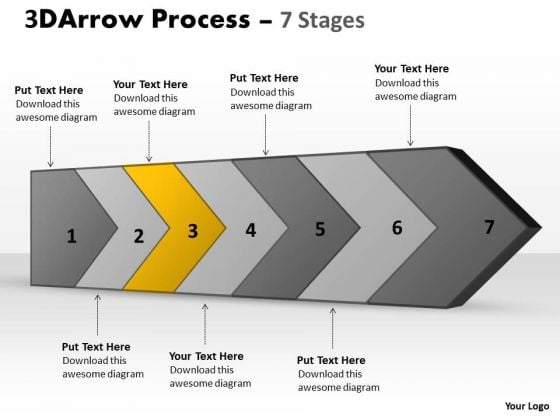 ppt template 3d continuous arrow steps free fishbone diagram fishbone template powerpoint