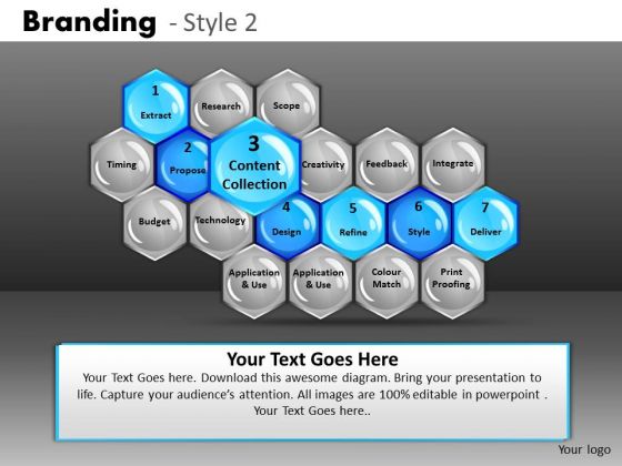 Ppt Templates Stage 3 Branding Process Hexagon PowerPoint Slides Ppt Templates Stage 3 Branding Process Hexagon PowerPoint Slides