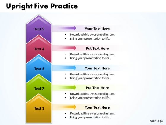 Ppt Upright 5 Practice The PowerPoint Macro Steps Representation Templates