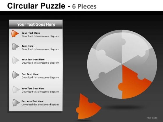 Presentation Circular Puzzle 6 Pieces PowerPoint Slides And Ppt Diagram Templates Presentation Circular Puzzle 6 Pieces PowerPoint Slides And Ppt Diagram Templates