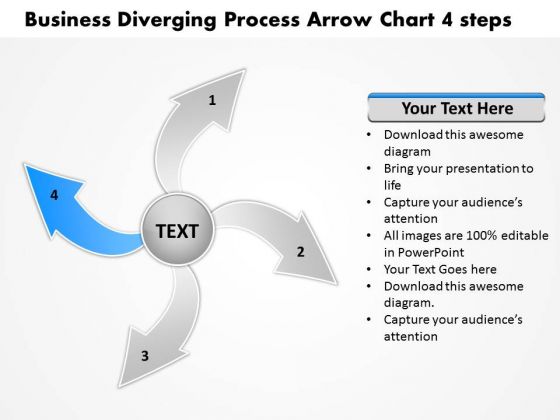 Presentations Diverging Process Arrow Chart 4 Steps Pie Diagram PowerPoint Templates Presentations Diverging Process Arrow Chart 4 Steps Pie Diagram PowerPoint Templates