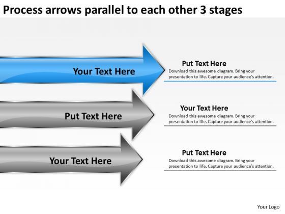 Process Arrows Parallel To Each Other 3 Stages Business Plan For Bakery PowerPoint Slides Process Arrows Parallel To Each Other 3 Stages Business Plan For Bakery PowerPoint Slides