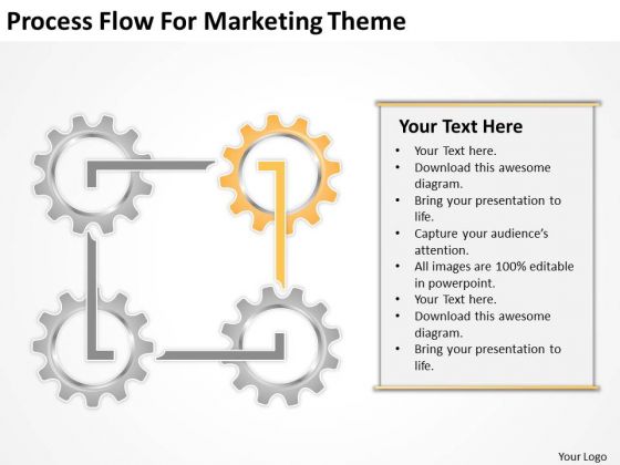 Process Flow For Marketing Theme Ppt Business Plan Outline PowerPoint Slides Process Flow For Marketing Theme Ppt Business Plan Outline PowerPoint Slides