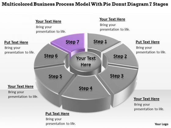 Process Model With Pie Donut Diagram 7 Stages Ppt Business Plan Generator PowerPoint Templates Process Model With Pie Donut Diagram 7 Stages Ppt Business Plan Generator PowerPoint Templates