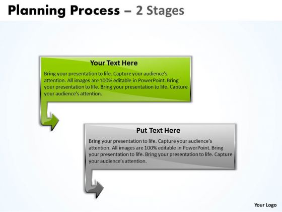 Process Ppt Background Planning Of 2 Stages Time Management PowerPoint Design