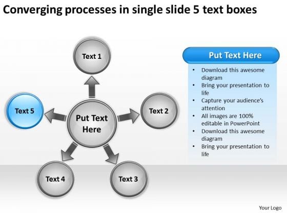 Processes In Single Slide 5 Text Boxes Chart Circular Flow PowerPoint Templates Processes In Single Slide 5 Text Boxes Chart Circular Flow PowerPoint Templates