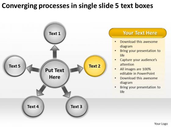 Processes In Single Slide 5 Text Boxes Circular Flow PowerPoint Templates Processes In Single Slide 5 Text Boxes Circular Flow PowerPoint Templates