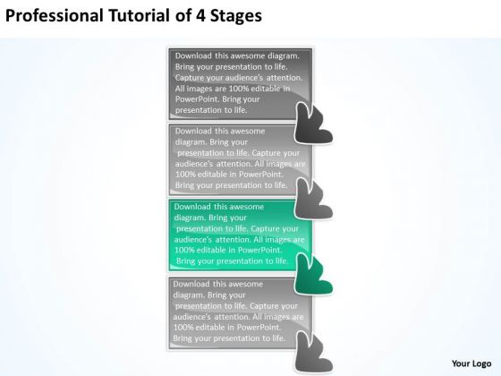 Professional Tutorial 4 Stages Operation Flow Chart PowerPoint Templates Professional Tutorial 4 Stages Operation Flow Chart PowerPoint Templates