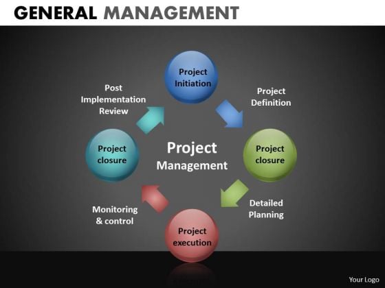 Project Management Process Flow Chart