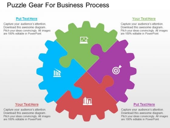 Puzzle Gear For Business Process PowerPoint Templates Puzzle Gear For Business Process PowerPoint Templates