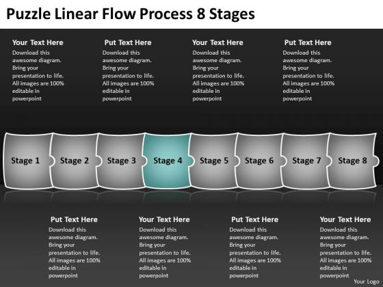 Puzzle Linear Flow Process 8 Stages Chart PowerPoint Templates Puzzle Linear Flow Process 8 Stages Chart PowerPoint Templates