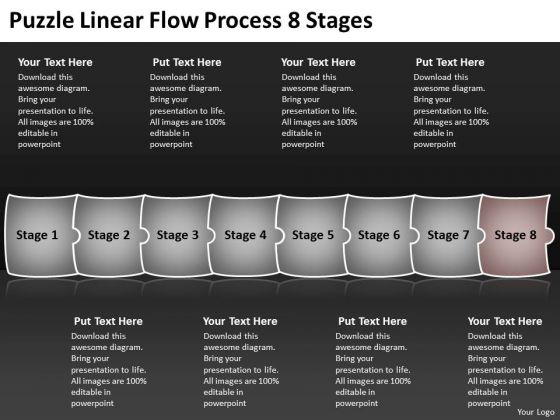 Puzzle Linear Flow Process 8 Stages Ppt Chart Program PowerPoint Slides Puzzle Linear Flow Process 8 Stages Ppt Chart Program PowerPoint Slides