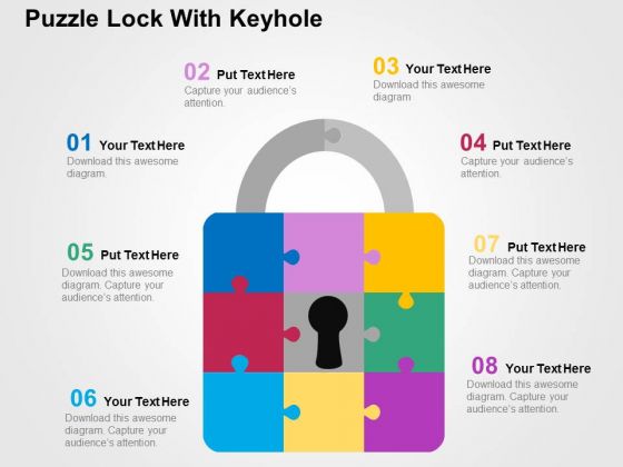 Puzzle Lock With Keyhole PowerPoint Templates Puzzle Lock With Keyhole PowerPoint Templates