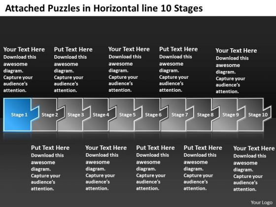 Puzzles In Horizontal Line 10 Stages Ppt Flowchart PowerPoint Freeware Templates Puzzles In Horizontal Line 10 Stages Ppt Flowchart PowerPoint Freeware Templates