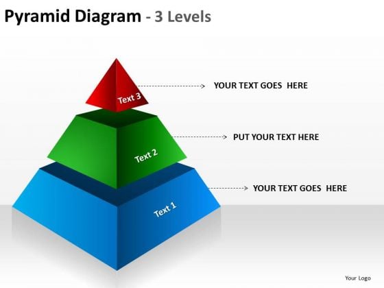 Pyramid Diagram 3 Levels PowerPoint Templates Pyramid Diagram 3 Levels PowerPoint Templates