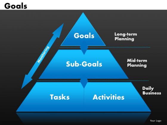 Pyramid Diagram Of Goals Editable PowerPoint Templates Pyramid Diagram Of Goals Editable PowerPoint Templates