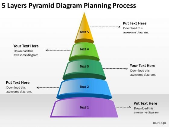 pyramid diagram planning process non profit business template pyramid diagram template