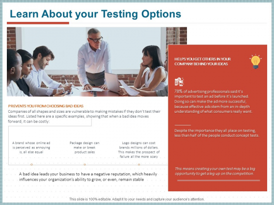 Qualitative Concept Testing Learn About Your Testing Options Ppt PowerPoint Presentation Layouts Brochure PDF Qualitative Concept Testing Learn About Your Testing Options Ppt PowerPoint Presentation Layouts Brochure PDF
