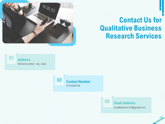 Qualitative Market Research Study Contact Us For Qualitative Business Research Services Information PDF