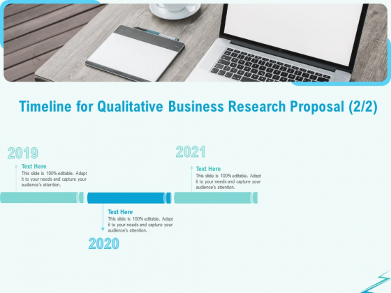Qualitative Market Research Study Timeline For Qualitative Business Proposal Topics PDF